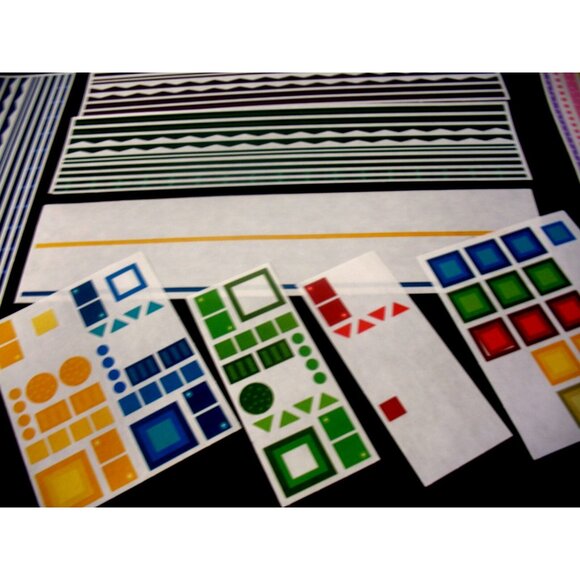 Creative Memories Lot Stickers, Dimensions, Illusions, Mrs. Grossman Gr Lengths - Picture 3 of 8